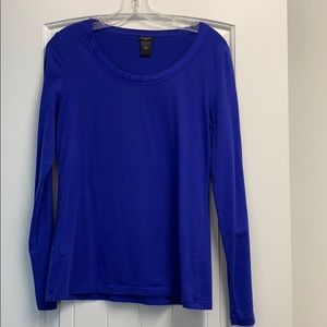 Ann Taylor Scoop Neck w/Silk Trim